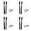 8Pcs for -9016HF 9116 9664 Hard Disk Bracket Plastic Strip for Haikang Plug/Drawing Type Hard Disk Drive Mount Holder 1