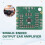 2X Differential Turn Balance Single-Ended Output Ear Amplifier HiFi Amplifier Board MAX97220 Input 2.5-5.5V 5
