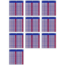 10X Hundreds Pocket Chart, Number 1-100 Board Pocket Chart for Teacher Lessons in A Classroom or for Use At Home