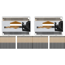 100pcs Drywall Drill Bits Point Cutting Drill Bits Diameter Drywall Router Drill Bits Drywall Tools for Spiral Saw