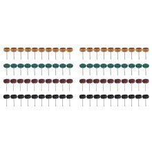 80 Pcs Abrasive Wheel Buffing Polishing Wheel Set, Nylon Fiber Brushed Grinding  for  Rotary Tool