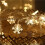 3X LED Snowflake String Light Outdoor for Holiday Lighting Decor Wedding Decor Light 1.5M 10Lamp 4