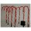 24X Solar Christmas Cane Ground Lights Light String Candy Star Cane Lawn Landscape 3