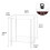 2X Acrylic Coffee Table Square Side Table Accent Table Sofa Bedside Table Clear Double Tier Snack Tea Side Table 9
