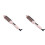 2X Thermal Brush Curling Brush, Negative Ionic Heated Thermal Round Brush Curling & Straightener EU Plug 2