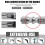 22Pcs Driver Bit K5 Impact Screwdriver Bits Anti-Slip Magnetic Drill Bits TeethPhillips CrossHead Electric Drill 7