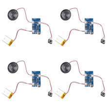4X Programmeerbare Geluidsmodule - DIY Muziek- en Modulechip met Luidspreker, Kan Muziekgeluid