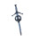 Morrison Clan Crest Pewter Sword Kilt Pin 1