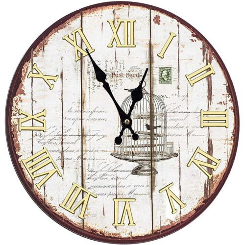 30 Pieces Clock Numerals Kit DIY Digital Clock Numbers Clock Hands Replacement Parts Clock Accessories (Roman Numerals) 2
