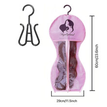 Wig Storage Bags with Hanger,Wig Hanger for Multiple Wigs,Wig Storage Bags,-Shaped Wig Storage Bag 9 PCS