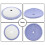6Pcs Mopping Cloths for EVERYBOT  RS700 RS500 Replace Washable Microfiber Mop Pads Household Clenaing Tool 5