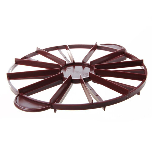 10X Cake Divider Slice Pie Cake 10 / 12 Piece Equal Portion  Divider Dark Red 2