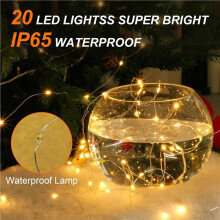 20PCS Wine Bottle Cork Lights 20 LED Fairy String Lights for DIY Party Wedding Christmas Festival Bar Decoration