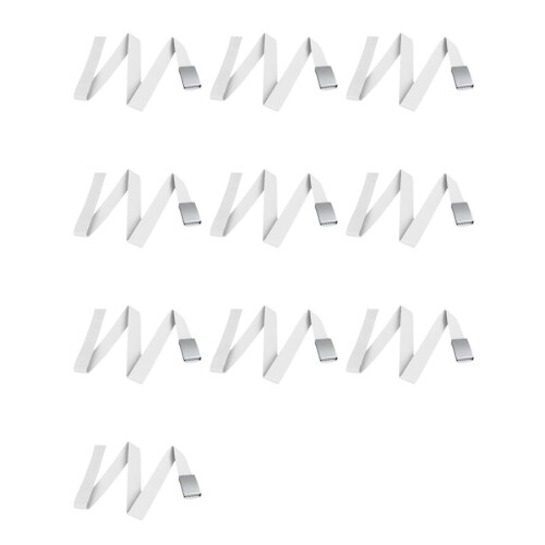 10X Canvas Cotton White Belt Belts Textile Ribbon Belt