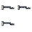 3X for Bambu AMS AMS Feed Board Replacement 3D Printer Parts AMS Inlet Board for Bambu 1