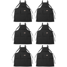 6X B Schwarz Professionelle Stylist Schürze Wasserdichte Friseur Färbung Shampoo Haar Schnitte Tuch Wrap Friseur Salon Werkzeug