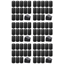 Aluminum Stamping Blanks Engraving Blank Tags 150 Pack, Laser Engraving Blanks Tags, Metal Business Card, DIY Projects