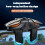 4X 6 Finger Mobile Phone Alloy Pulse Auto Fire Game Trigger for PUBG Aim L1R1 Key Button for IOS Android 1