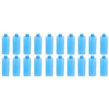 Lot de 20 Blocs de Glace Portables pour Climatiseur, Blocs de Refroidissement Réutilisables pour le Stockage des Aliments et la Réfrigération