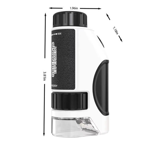3pcs Kids Portable  Microscope 50X-300X Science Discoveries Handheld Microscopes Young Explorers 2
