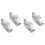 4x  E27 PIR Motion Sensor Light Bulb Socket Adapter Auto /Off with  Induction and Adjustable Infrared 1
