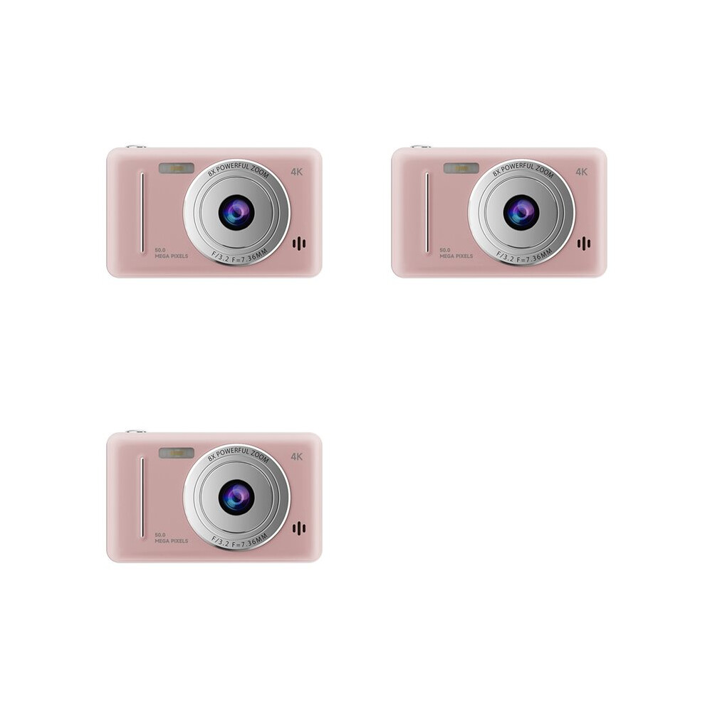 3X 4K Digital Camera Retro Ccd Camera Entry-Level Camera Dual Camera Flash 50 Million Pixels Auto Focus Camera,A 6032252263777