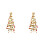 2X Iron  Bell  Christmas Tree Desktop Simulation Christmas Tree Display Christmas Decorations As Shown 1