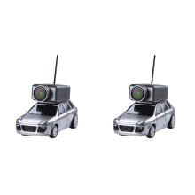 2X para  FPV RC Car com Câmera Wifi HD 2.4G RC  Cars Escala 1:64 Giroscópio Construído Fotografia Videografia Câmera VR