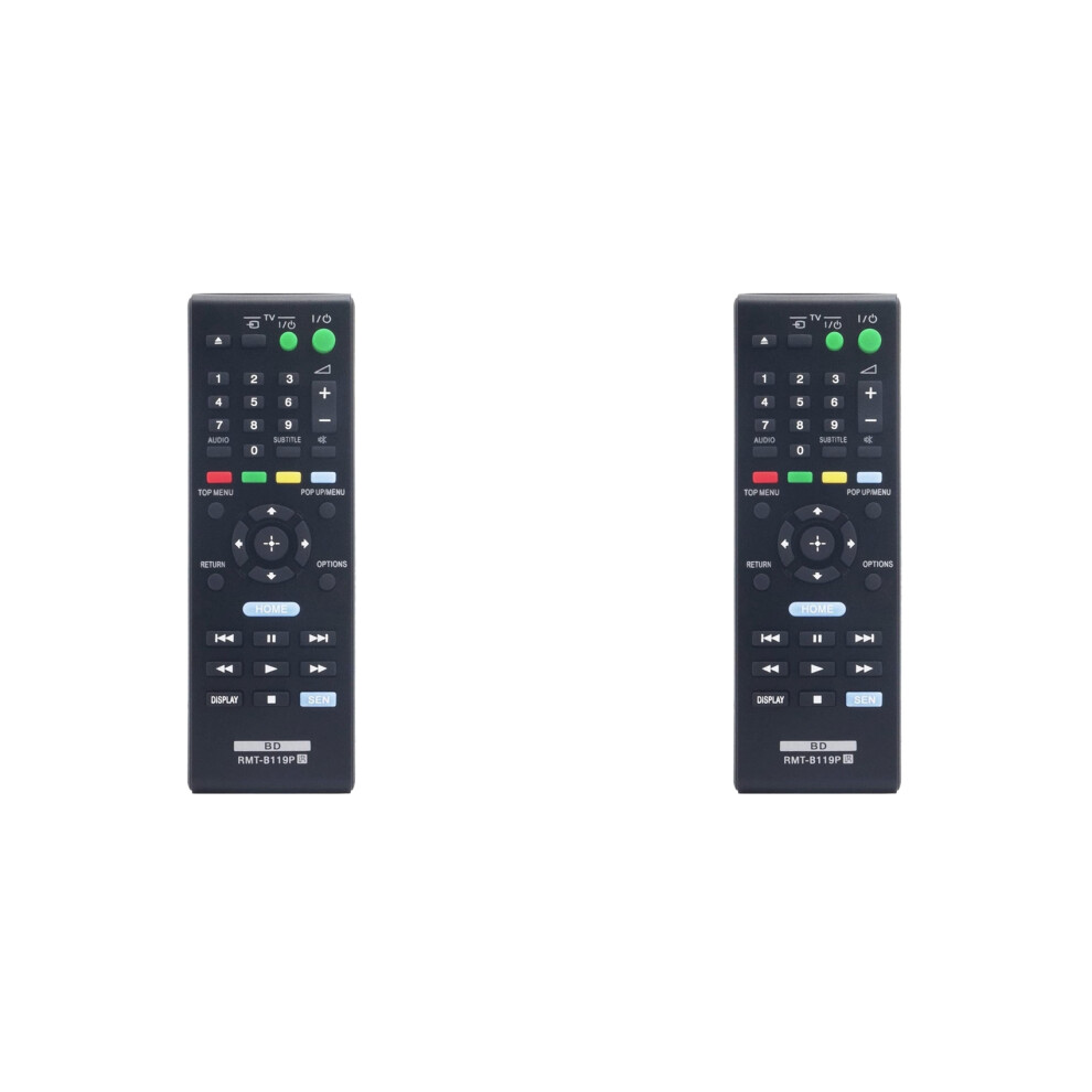 2X Rmt-B119p Remote Control For Blu-Ray Recorder Disc Dvd Player Bdps490 Bdps1100 Bdps590 Bdps5100 Bdp-S390 4711809311421