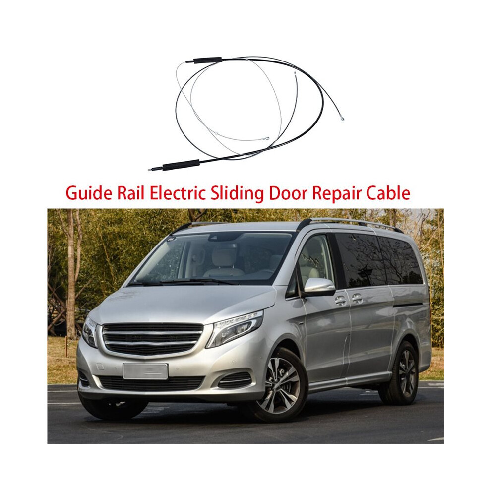 2X 4477603300 Guide Rail Electric Sliding Door Repair Cable For W639 W447 W448 V Viano Vito Lock Actuator Cable Light 4711456617013