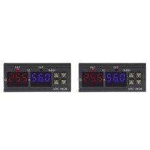 2X Digital Thermostat Hygrostat Temperature Humidity Control STC 3028 AC 110V 220V Hygrometer Incubator Controller