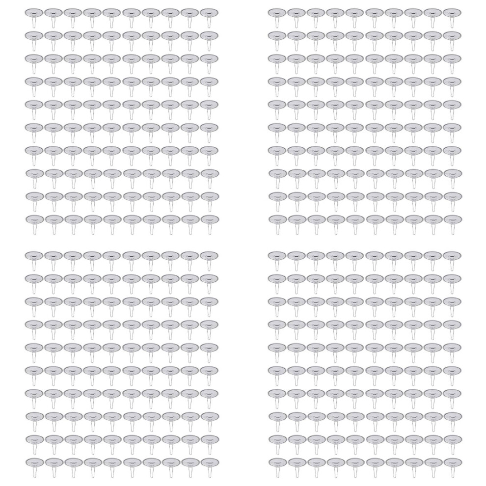 400Pack Ceiling Hooks Adhesive Removable Wall Hanger, 2Cm Disc Sticky Ceiling Hooks For Festival Wedding Christmas Decor 6031240042677