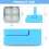5X Rechargeable Solar LED Spotlight - USB Outdoor Floodlight, Powerful Projector Construction Lamp 8