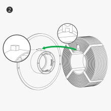 3X for  3D Printer High Temperature Material Rack Reusable Spool for ABS ASA PA6-GF ABS-GF Filament