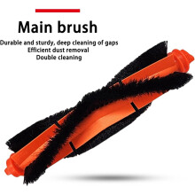 3 Set for Robot Vacuum Cleaner S20/D106 Parts Main Side Brush HEPA Filter Mop Cloth Replacement Parts Kit
