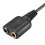8X Headset Adapter RJ9 Plug Dual 3.5 mm Audio Socket Socket to Plug RJ9 Plug Adapter Converter Cable for Telephone 1