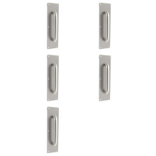 5X Türgriff Holz Scheunentorgriff Balkontor Edelstahl Schiebe Push-Pull Knöpfe Schrank Möbel Ziehbeschläge