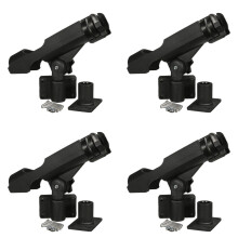 4X Boot Kajak Hengel Houder Plastic Hengel Beugel Verstelbare Afneembare Boot Mount Vissteun