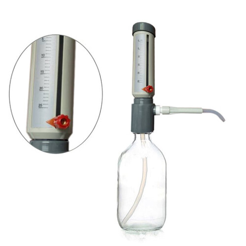 10X Lab  Dispenser Economic Semi-Automatic Liquid Dispenser Sleeve Type 5-25 Ml Adjustable Liquid Adder 2