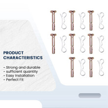 40 Sätze Schersplinte und Splintstifte für Schneefräse 714-04040 Schersplint 738-04124 738-04124A