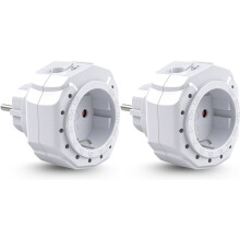 2X 12  Ranges with 2 Buttons Timer  Socket LED Display, Countdown Status for Lighting and Household EU Plug