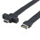 2X Connectors USB 3.2 Front Panel Cable,GEN2x2 Baffle Cable TYPE-E to Chassis Type-C Front C Female 10G/20Gbps A 2