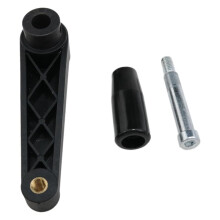 2X Diâmetro Do Furo 12 mm Manivela de Nylon Dobrável Volante Giratório Acessórios para Máquinas-Ferramentas Industriais (12 X 100 mm)