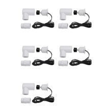 5X SS2 Vlotterschakelaar in L-Vorm met 3/4 Inch Adapter en 6 Ft Draadwater Vlotterschakelaar voor HVAC Afvoerbak Condensaatafvoer