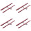 8Pcs Red 15 Inch 11 Led Trailer Light Bar Sealed Stop Turn Tail Park Third 3Rd Brake Light 1
