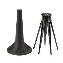 2X Soporte para Trompeta Portátil - Trípode de Exhibición Compacto y Plegable con 5 Patas de Metal