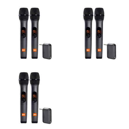 3X Universal Microphone Home Karaoke Microphone USB Wireless Microphone Live Broadcast Radio Digital Display Microphone
