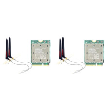 2X Tri Band WiFi7 QCNCM865 5.4 WiFi Card Tri Band 2.4G/5G/6Ghz Network Wireless Adapter for Win11Antenna