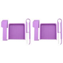 2X Fuse Bead Single-Needle Tweezer & Aligner Tray Set, 5mm Fuse Beads Kit, Fuse Tool for Crafting Jewelry Bracelet
