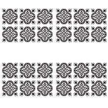 24 Pcs DIY Painting 30X30cm Vintage Flower Pattern Stencils Template for Tile Wall Floor Furniture Painting Decorative
